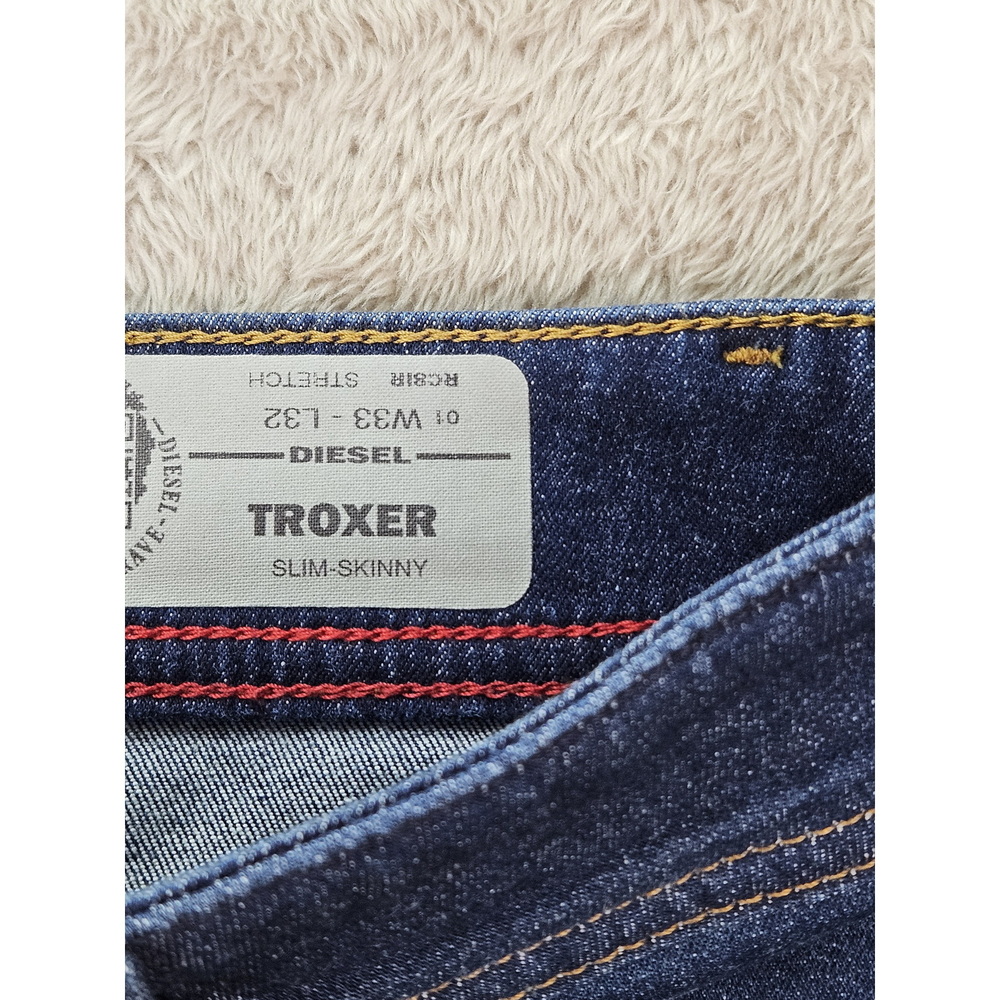 Diesel Troxer Slim Skinny Jeans Stretch Denim Men's Size 33 - Picture 5 of 10
